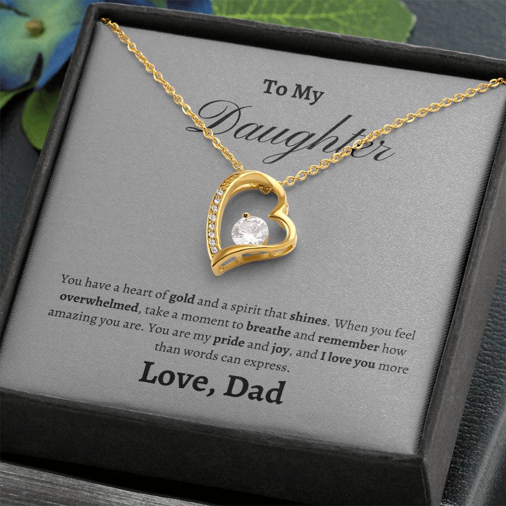 To My Daughter, heart of gold