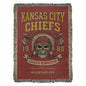🏈 Kansas City Chiefs “Chiefs Kingdom” Woven Blanket 🔥