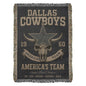 ๐ Dallas Cowboys Woven Throw Blanket โ Celebrate America's Team!