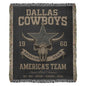 ๐ Dallas Cowboys Woven Throw Blanket โ Celebrate America's Team!