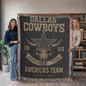 ๐ Dallas Cowboys Woven Throw Blanket โ Celebrate America's Team!