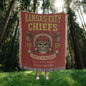 🏈 Kansas City Chiefs “Chiefs Kingdom” Woven Blanket 🔥