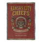 🏈 Kansas City Chiefs “Chiefs Kingdom” Woven Blanket 🔥