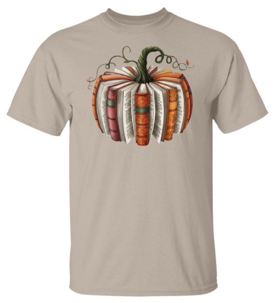 ๐ Pumpkin Spice & Pages Tee