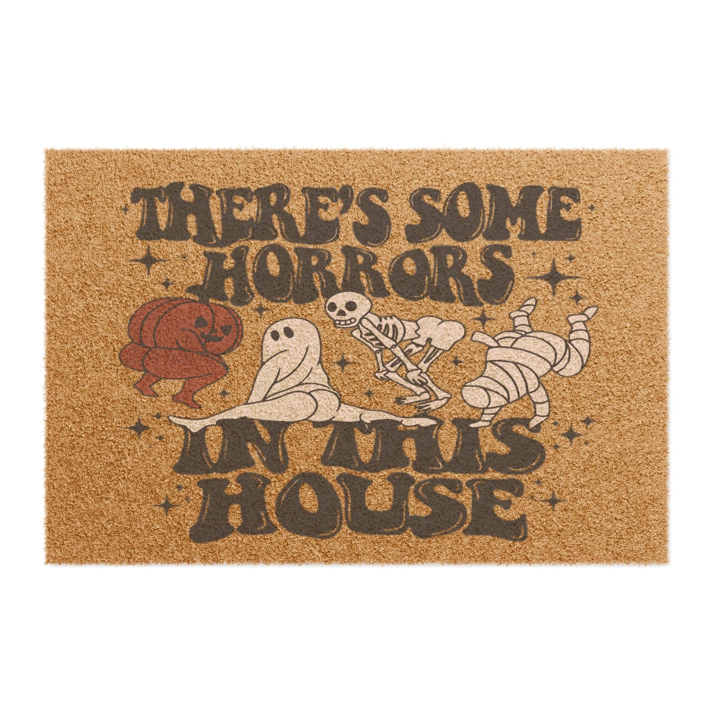 Spooky Doormat - Halloween Entrance Mat, Funny Welcome Mat, Seasonal Decor, Trick or Treat Mat, Unique Home Gift
