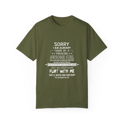 For Bf | Unisex Garment-Dyed T-shirt
