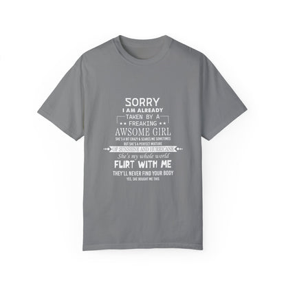 For Bf | Unisex Garment-Dyed T-shirt