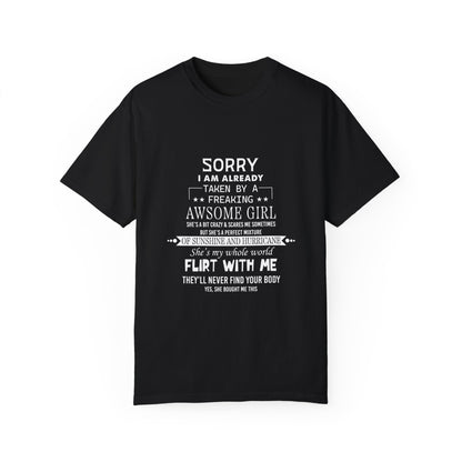 For Bf | Unisex Garment-Dyed T-shirt