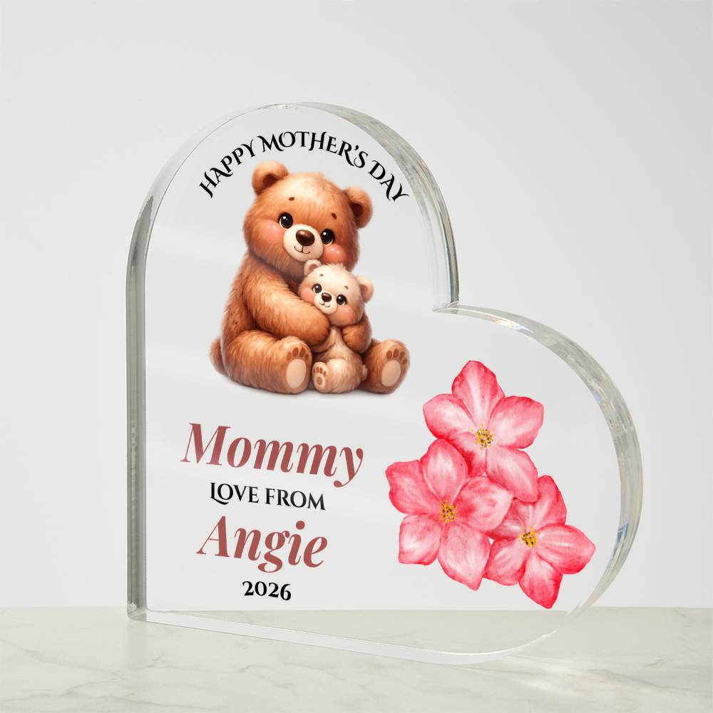 Acrylic Heart Block