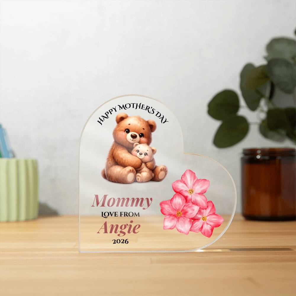 Acrylic Heart Block