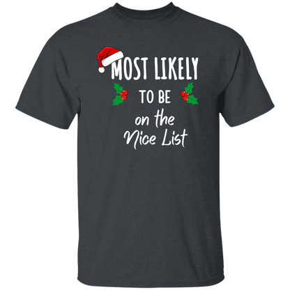 Most Likely to Family Matching Christmas Shirts