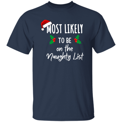 Most Likely to Family Matching Christmas Shirts