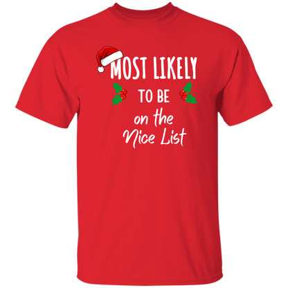 Most Likely to Family Matching Christmas Shirts