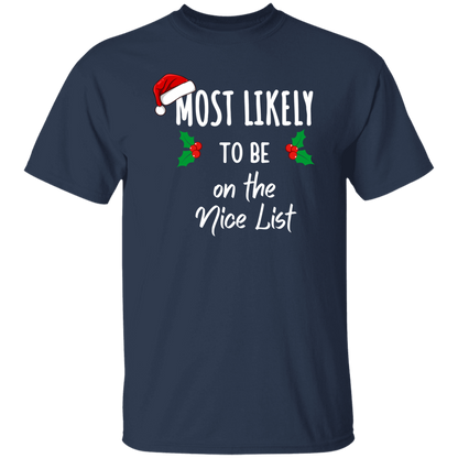 Most Likely to Family Matching Christmas Shirts