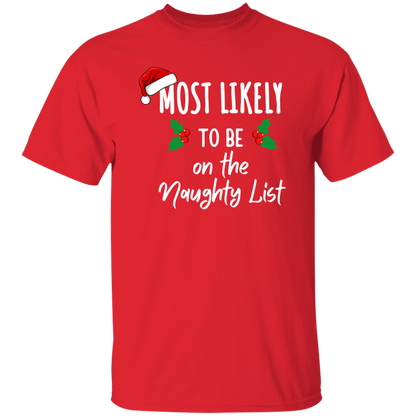 Most Likely to Family Matching Christmas Shirts