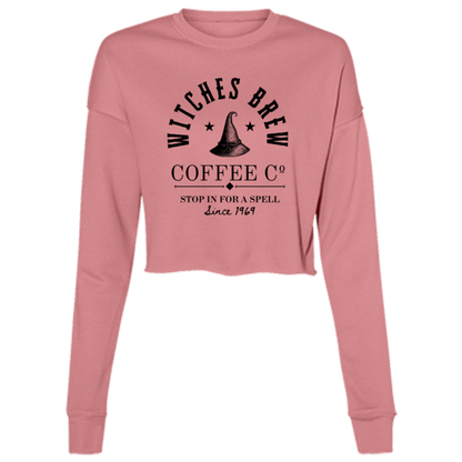 B7503 Ladies' Cropped Fleece Crew