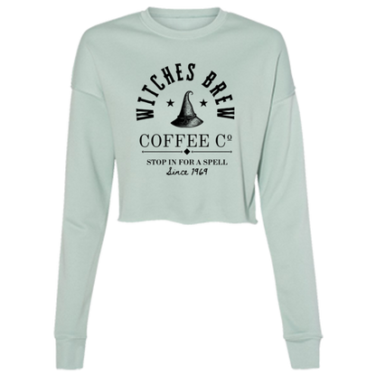 B7503 Ladies' Cropped Fleece Crew