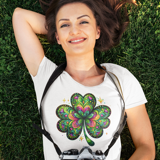 Hippie Shamrock T-Shirt