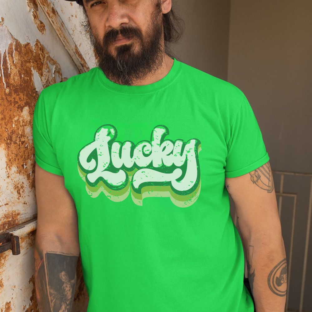 Lucky Retro St. Patrick’s Day T-Shirt | Vintage Irish Graphic Tee