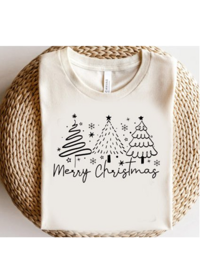 Line Christmas Tree