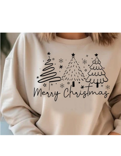 Line Christmas Tree