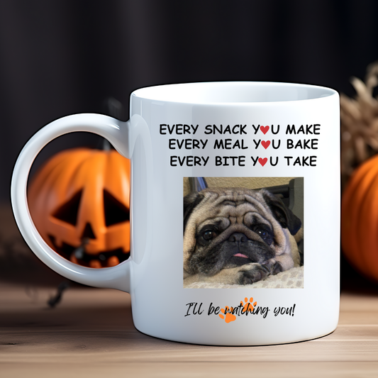 I'll be watching you White Mug