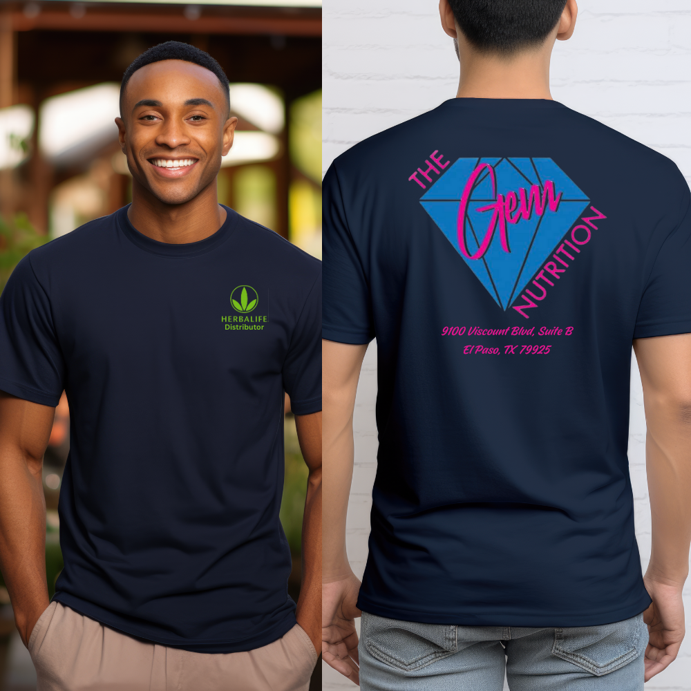 Herbalife Distributor “Gem Nutrition” Tee – El Paso, TX