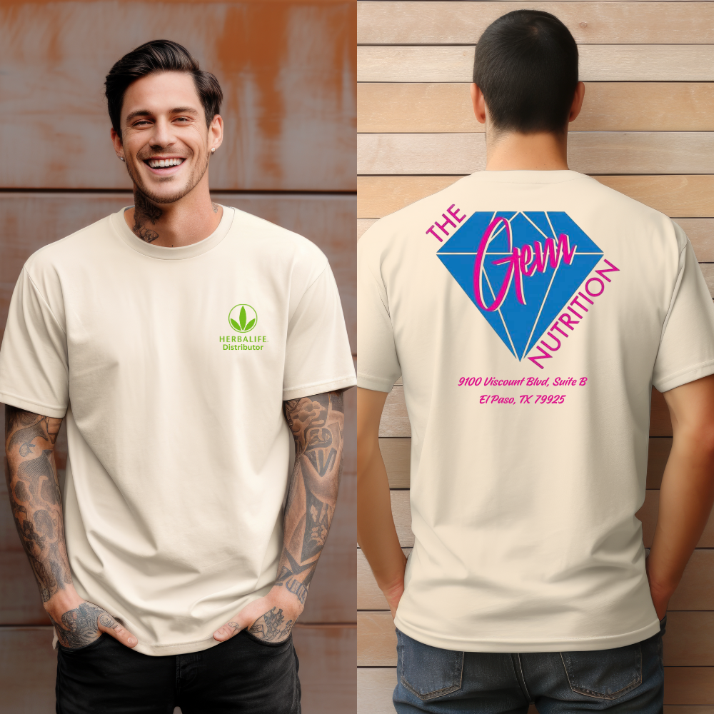 Herbalife Distributor “Gem Nutrition” Tee – El Paso, TX
