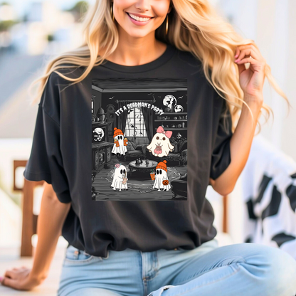 It's A Ghostly Party! - 5.3 oz. T-Shirt