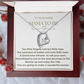To An Amazing Mama To Be Forever Love Necklace