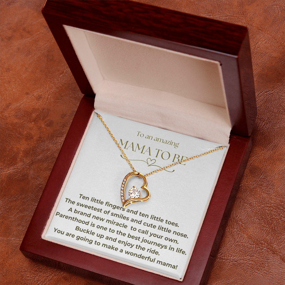 To An Amazing Mama To Be Forever Love Necklace