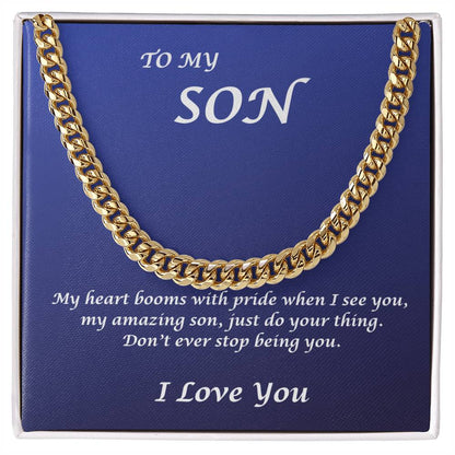 To My Son, My Heart beams with pride