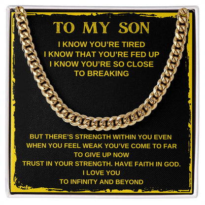 To My Son, There's Strength Within You