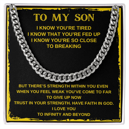 To My Son, There's Strength Within You