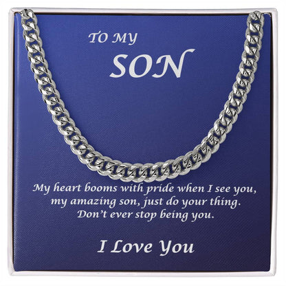 To My Son, My Heart beams with pride