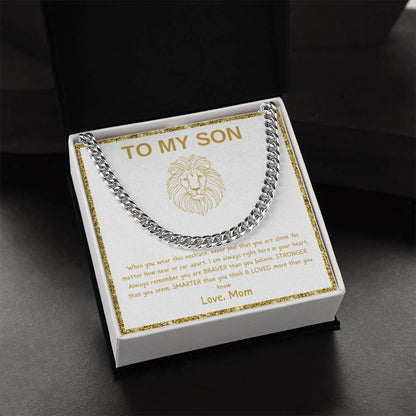 To my son, The Lion