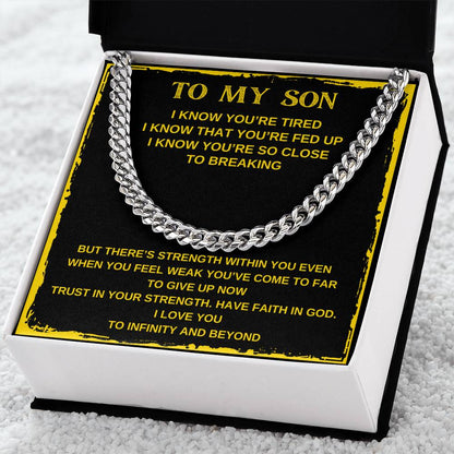 To My Son, There's Strength Within You