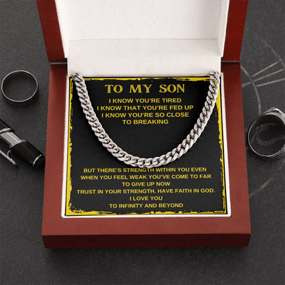 To My Son, There's Strength Within You