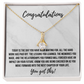 Alluring Beauty Congratulations Necklace