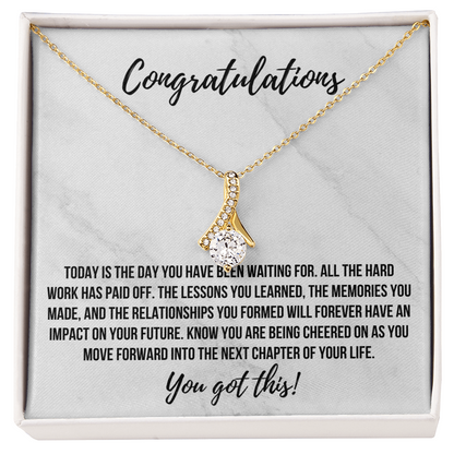 Alluring Beauty Congratulations Necklace