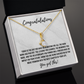 Alluring Beauty Congratulations Necklace