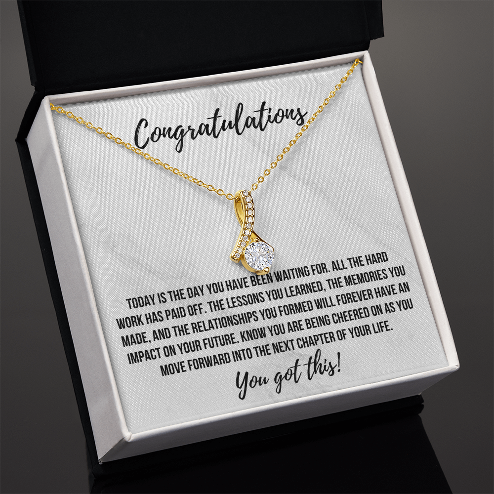 Alluring Beauty Congratulations Necklace