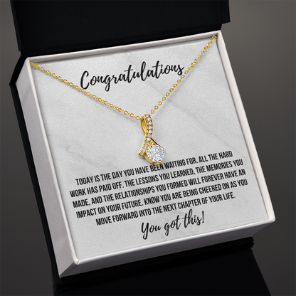 Alluring Beauty Congratulations Necklace