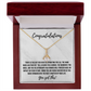Alluring Beauty Congratulations Necklace