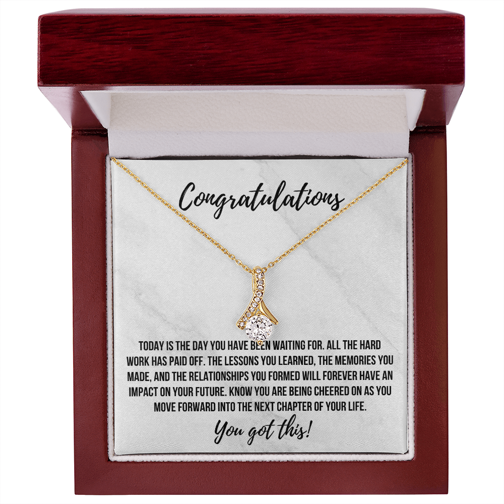 Alluring Beauty Congratulations Necklace