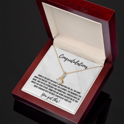 Alluring Beauty Congratulations Necklace