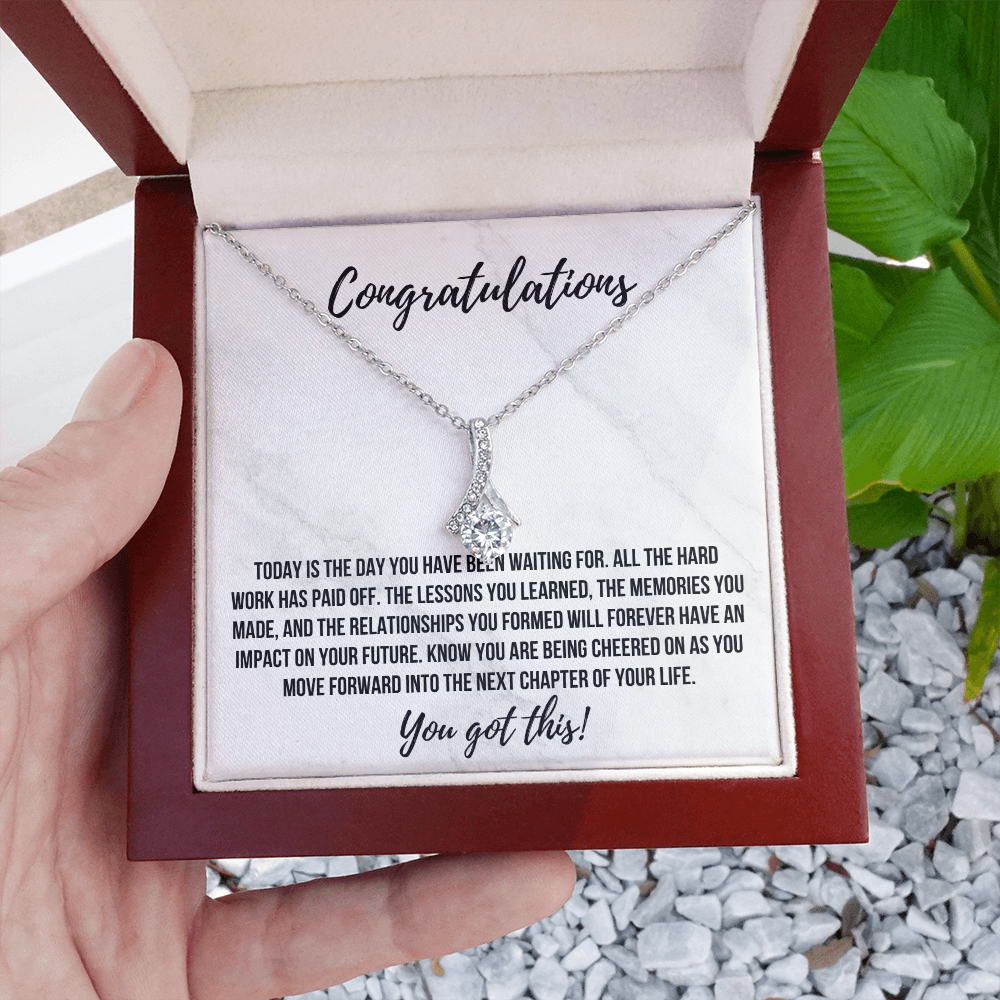 Alluring Beauty Congratulations Necklace