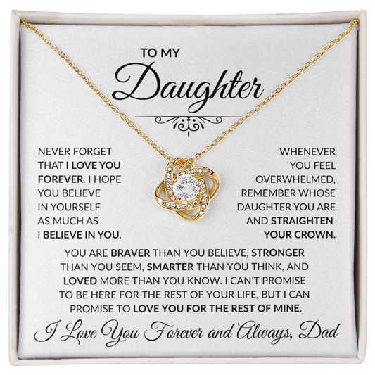Love Knot Necklace. A Gift She'll Treasure Forever 💖