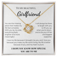 Girlfriend Heart Pendant Necklace Romantic Valentine Gift For Her.
