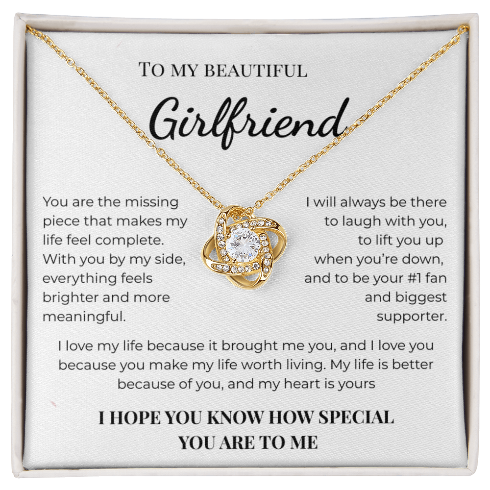 Girlfriend Heart Pendant Necklace Romantic Valentine Gift For Her.